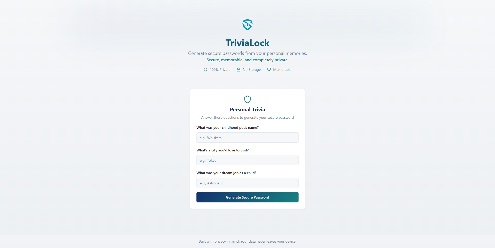 Trivialock Project